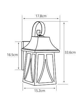 Arbotante LED Tecnolite Antonella