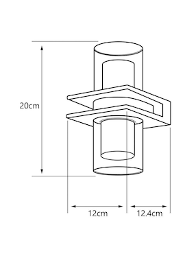 Arbotante LED Tecnolite Chort