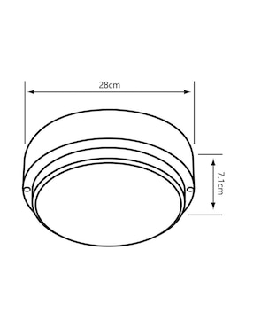 Lámpara de techo Tecnolite led Lacerta I
