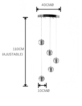Lampara colgante LED Gamalux Premier