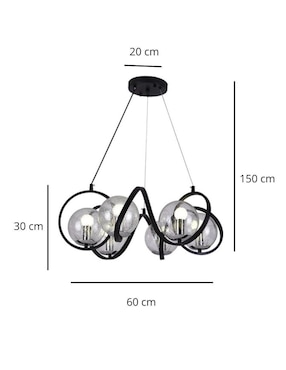 Lámpara colgante LED La Luz De Victoria
