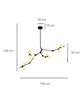 Lámpara colgante LED La Luz De Victoria