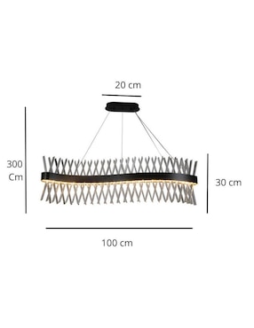 Lámpara colgante LED La Luz De Victoria
