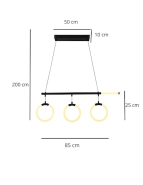 Lámpara colgante LED La Luz De Victoria