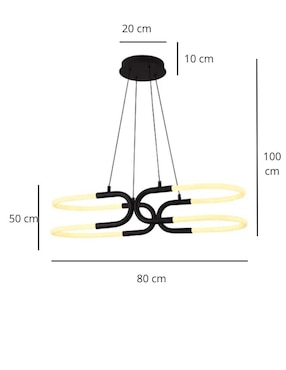 Lámpara colgante LED La Luz De Victoria