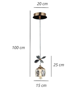Lámpara colgante La Luz De Victoria led