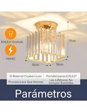 Lámpara colgante Wünd incandescente y led