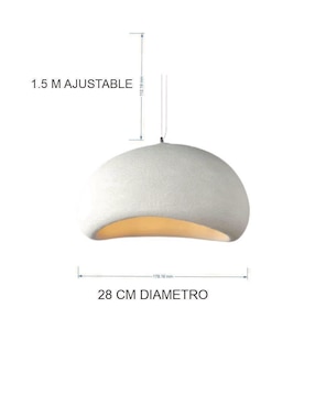 Lámpara colgante Mayadecor incandescente y led