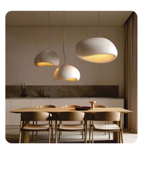 Lámpara colgante Mayadecor incandescente y led