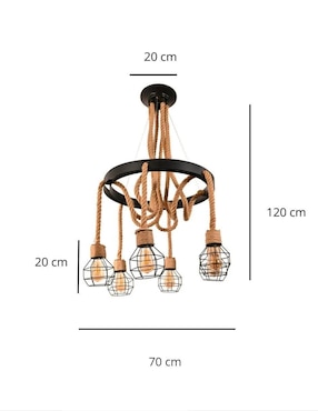 Lámpara colgante La Luz De Victoria led