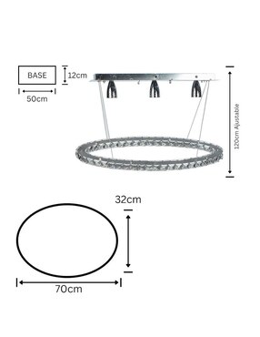 Lámpara colgante LED Gamalux Universe: Júpiter