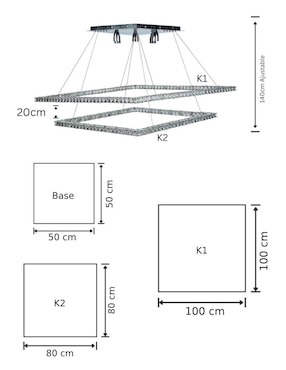 Lámpara colgante LED Gamalux Universe: Mercurio