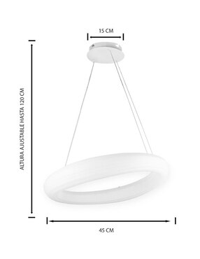 Lámpara colgante LED Gamalux Cosmos
