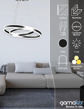 Lámpara colgante LED Gamalux Cosmos