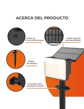 Lámpara solar LED Tecnolite