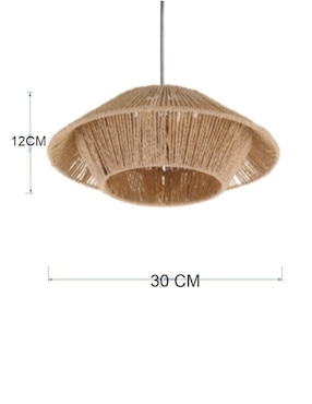 Lámpara colgante Mayadecor incandescente y led