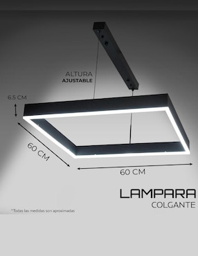 Lámpara colgante LED La Luz De Victoria