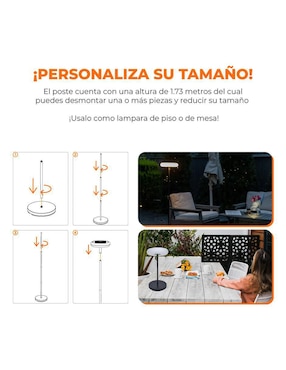 Lámpara de pie y lámpara de mesa LED Tecnolite PRIOR