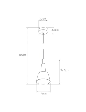 Lámpara colgante LED Tecnolite