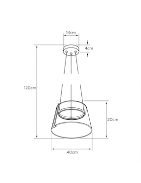 Lámpara colgante LED Tecnolite