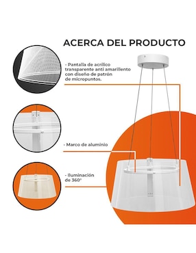 Lámpara colgante LED Tecnolite
