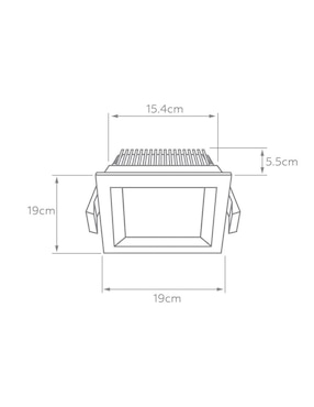 Plafón LED Tecnolite Macondo II