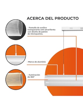 Lámpara colgante Tecnolite led