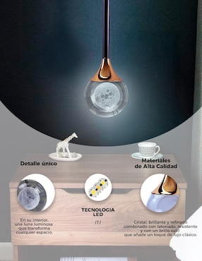 Lámpara colgante LED Gamalux