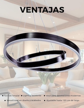 Lámpara colgante LED Gamalux