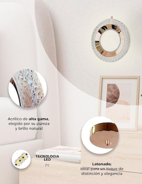 Lámpara colgante LED Gamalux