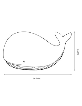 Lámpara decorativa LED Haus Kids Ballena