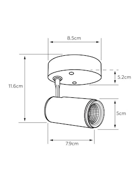 Lámpara de techo Tecnolite led Beid Ii