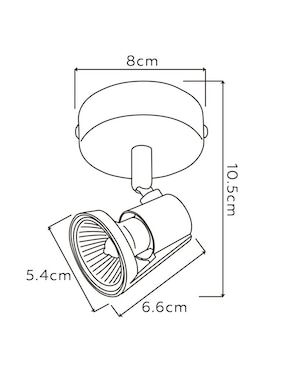 Lámpara de techo Tecnolite ahorrador
