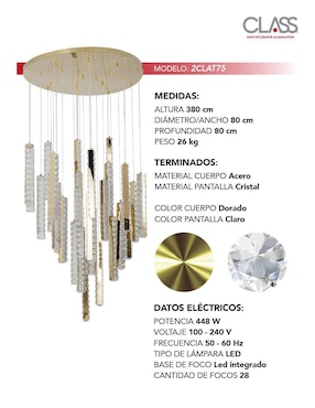 Lámpara colgante LED Class
