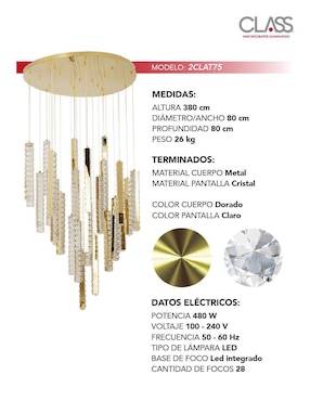 Lámpara colgante LED Class