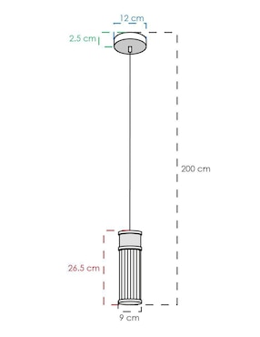 Lámpara colgante LED Class