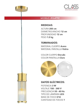 Lámpara colgante LED Class
