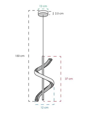 Lámpara colgante LED Class