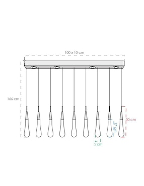 Lámpara colgante LED Class