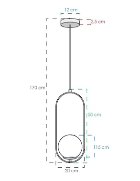Lámpara colgante LED Class
