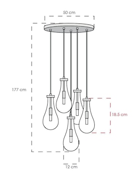 Lámpara colgante LED Class