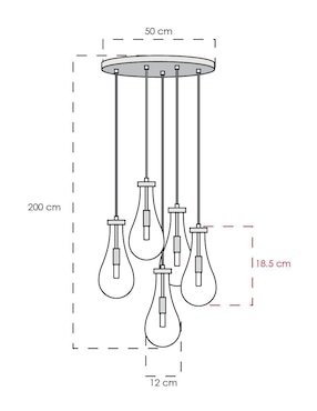 Lámpara colgante LED Class