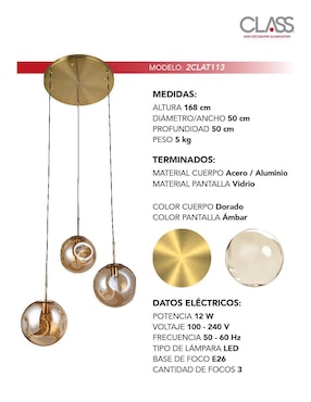 Lámpara colgante LED Class
