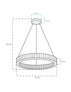 Lámpara colgante LED Class