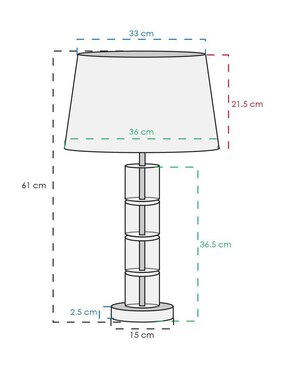 Lámpara de mesa LED Class