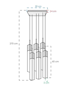 Lámpara colgante LED Class