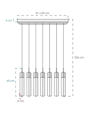 Lámpara colgante LED Class