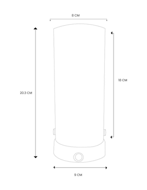Lámpara de mesa LED Mil Luces Monavi