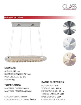 Lámpara colgante LED Class