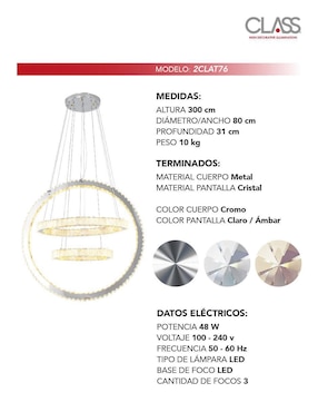 Lámpara colgante LED Class